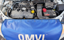 Подкапотное пространство с метановым ГБО OMVL